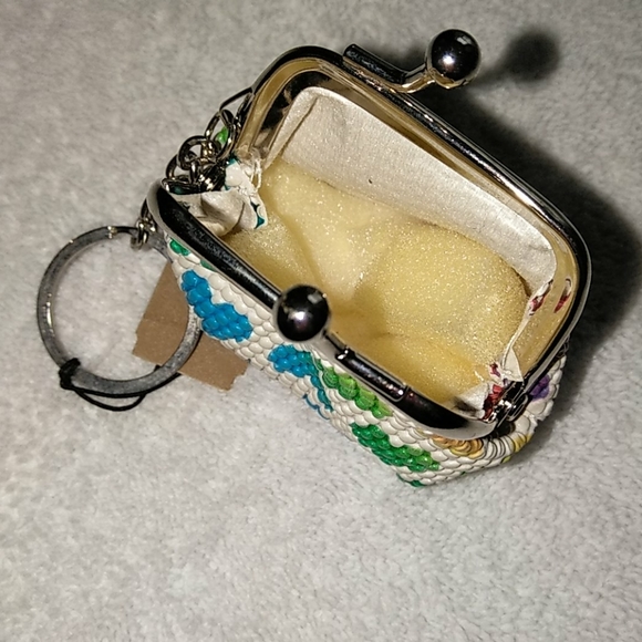 Mini Coin Purse & Key Fob - Picture 3 of 5